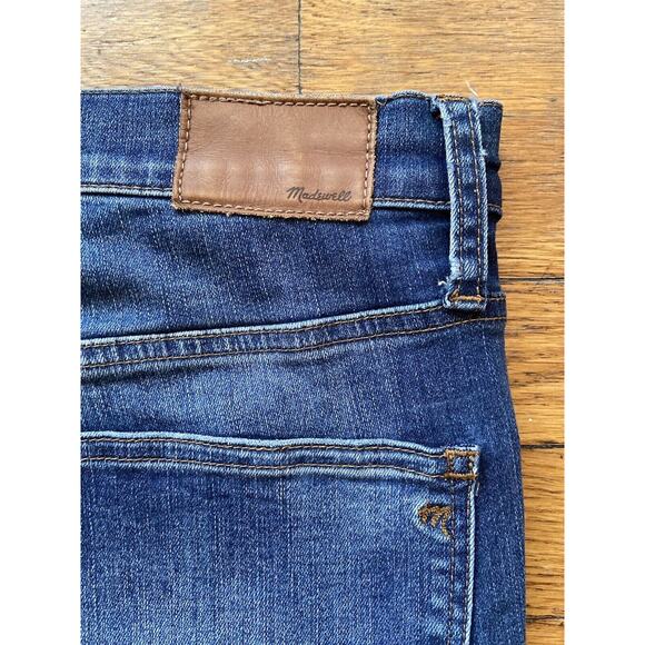 MADEWELL ‘10” High-Rise Skinny’ Distressed Button-Fly Stretch Jeans sz 29 (w30) - Picture 12 of 13